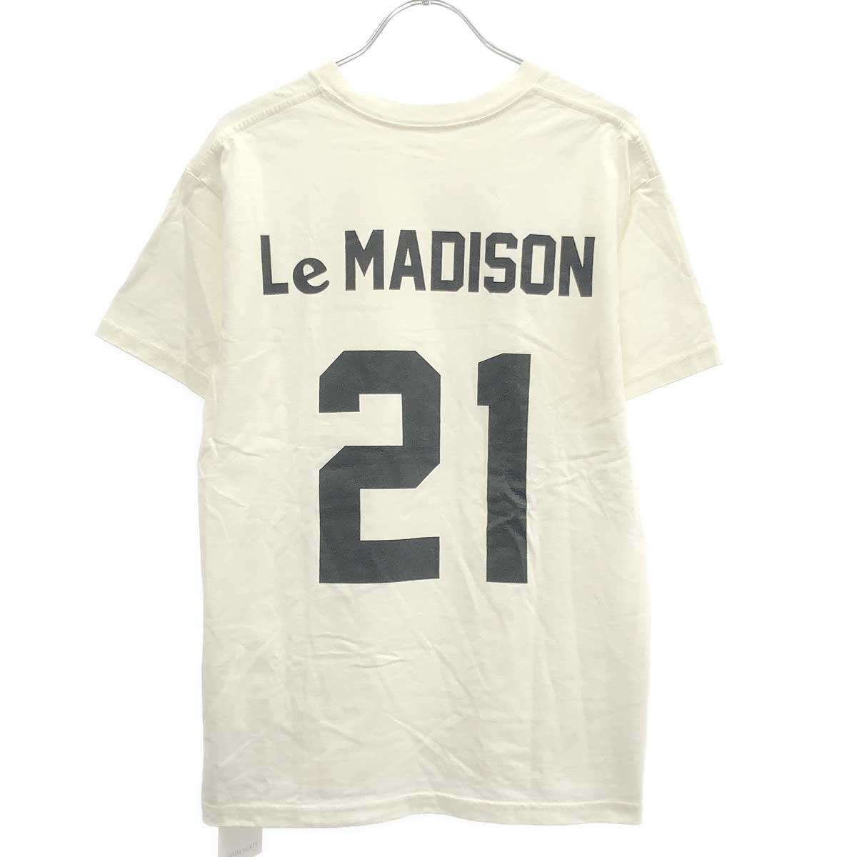 MADISON BLUE マディソンブルー 22 SS TEE M ナンバリングTシャツ MB 221-7010 ホワイト 00