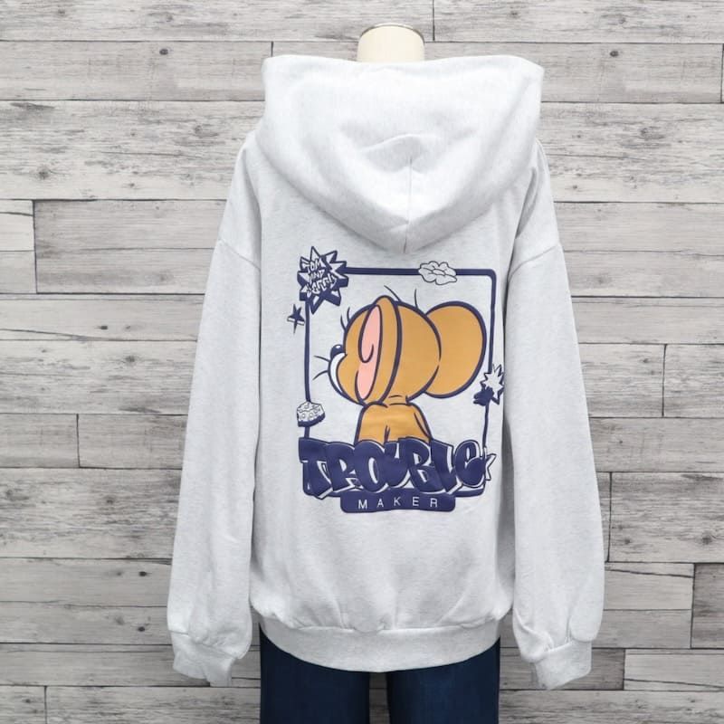 新品 トムとジェリー TOM&JERRY 山田涼介 着用 ジップパーカー ダブル