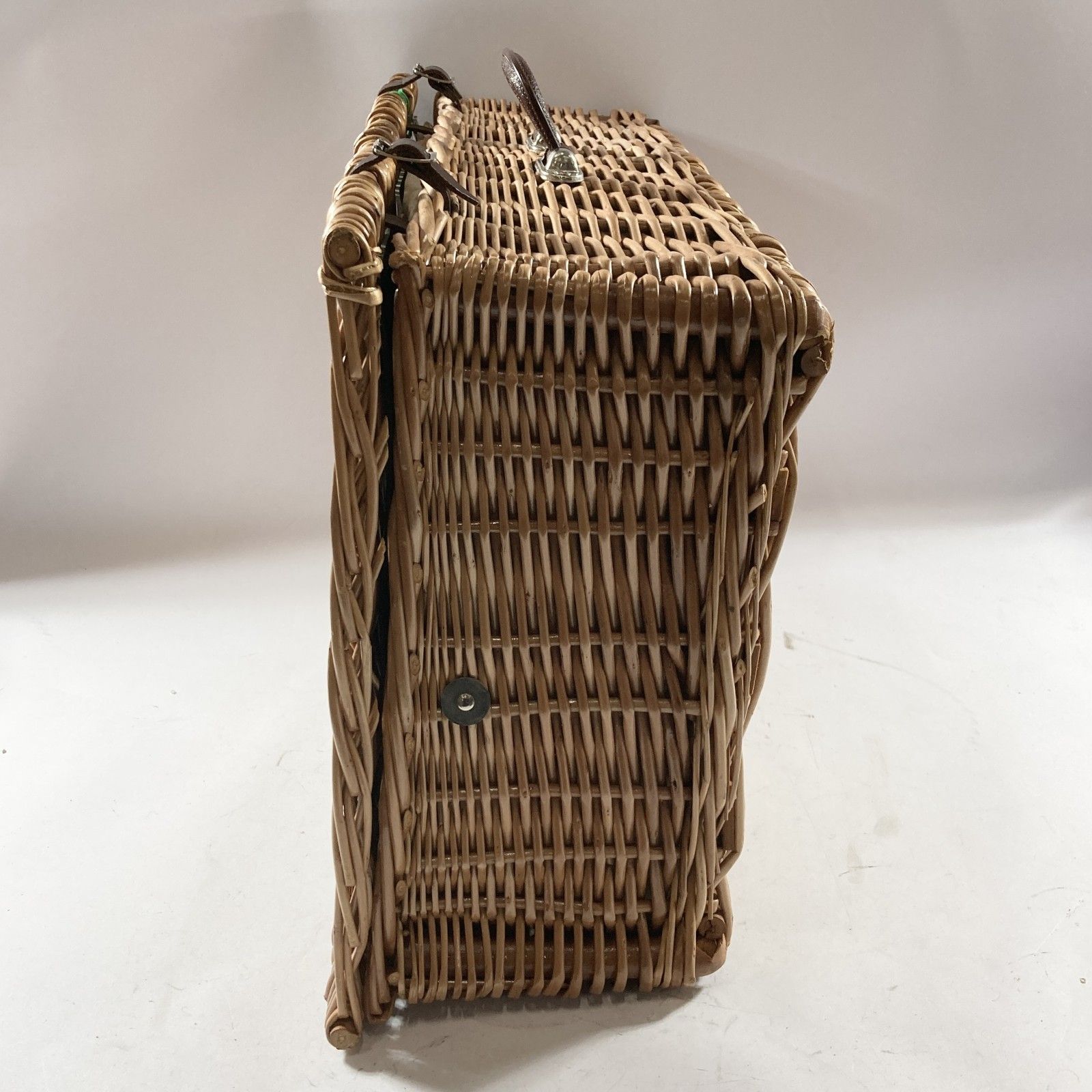 英国オプティマ ピクニックバスケット（未使用品） ☆ 新品未使用 OPTIMA オプティマ その他雑貨 ピクニック バスケット