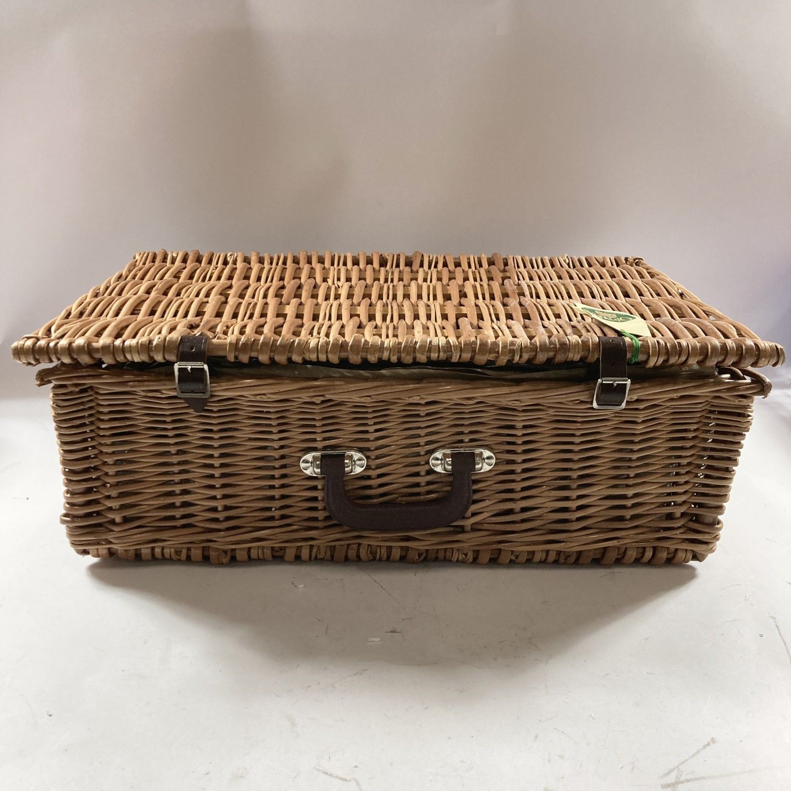 未開封 英国製 ピクニックバスケット OPTIMA ヴィンテージ 4人用 未開封 英国製 ピクニックバスケット OPTIMA ヴィンテージ 4人用