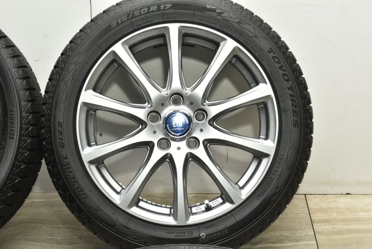 美品/超バリ溝★BRANDLE 7J+48 PCD114.3-5穴 ヨコハマ I/T-S G073 225/65R17 ジオランダー 2015年後半 スタッドレス CX-5 アウトバック 等 美品⁄超バリ溝☆BRANDLE 7J+48 PCD114.3-5穴 ヨコハマ I⁄