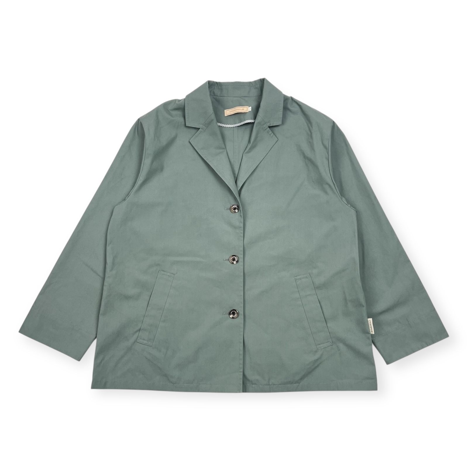CROCODILE クロコダイル ジャケット L/グリーン グレー 系 レディース 