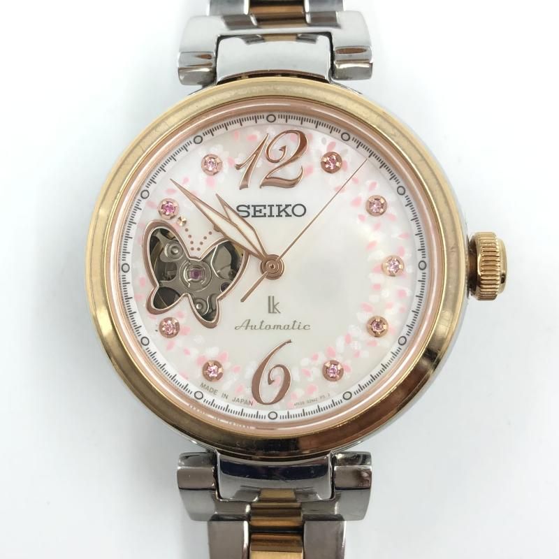 中古】SEIKO LUKIA 自動巻き腕時計 4R38-01S0 セイコー ルキア[24
