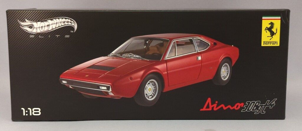 MATTEL 1 18エリートシリーズ フェラーリ DINO 308 GT4 レッド MT5482X
