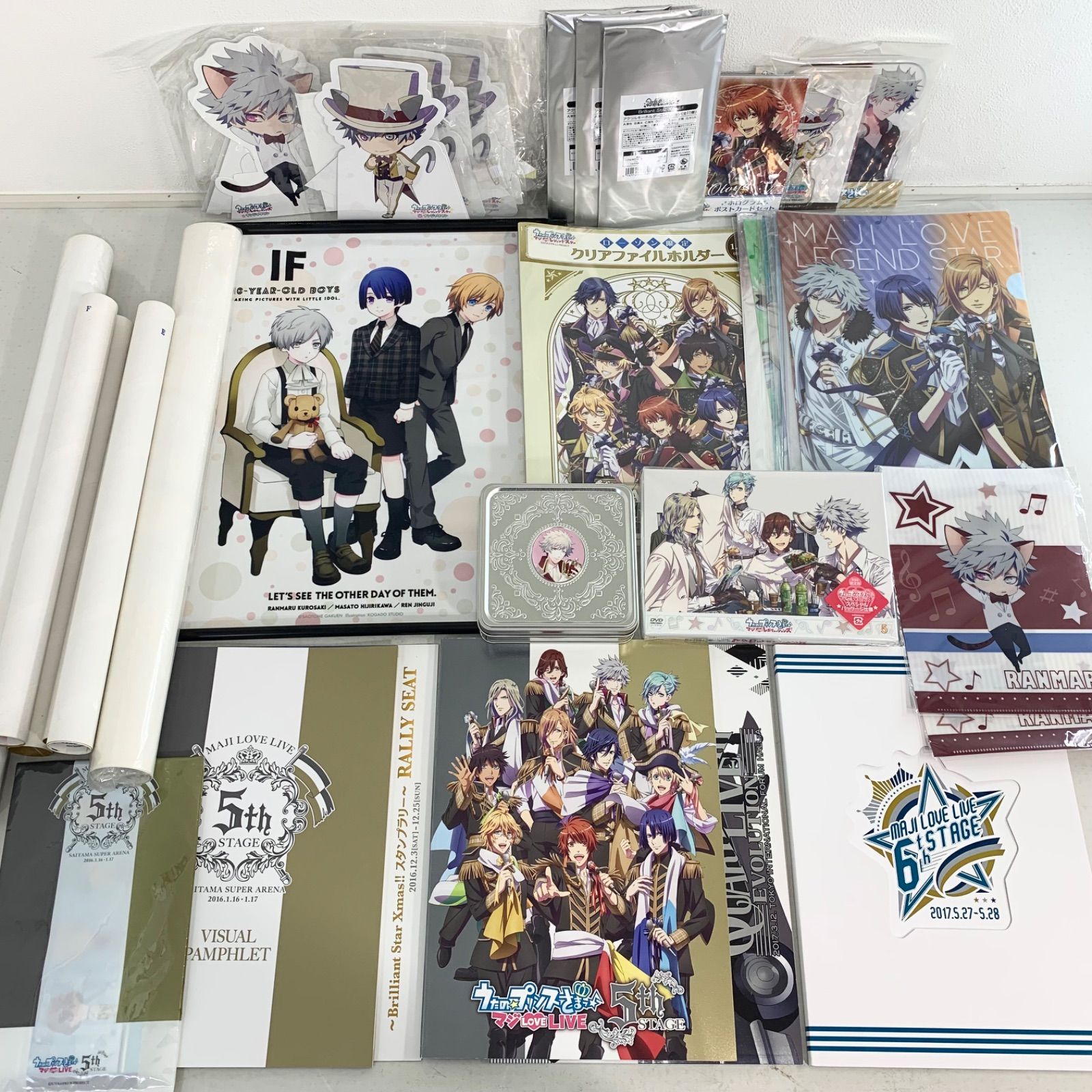 うたの プリンスさまっ シリーズ グッズ ビジュアルパンフレット クリアファイル スタンプラリーシート アクリルスタンド 缶ケース