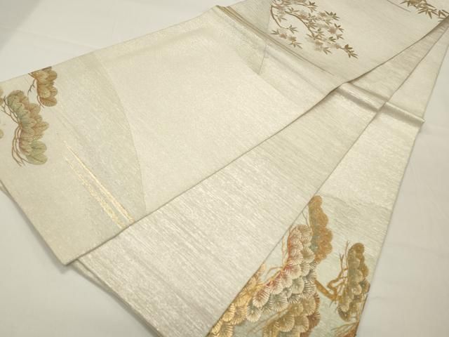 平和屋着物◎太鼓柄袋帯 松文 金銀彩 正絹 逸品 CAAW9461qe - メルカリ