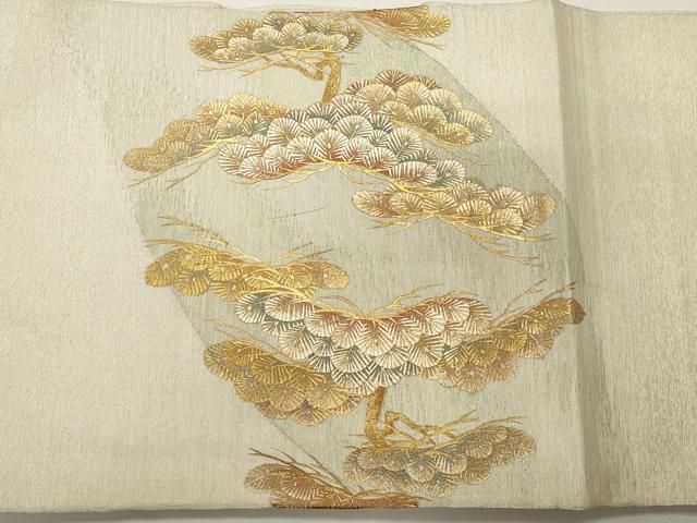 平和屋着物◎太鼓柄袋帯 松文 金銀彩 正絹 逸品 CAAW9461qe - メルカリ