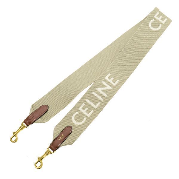 セリーヌ CELINEジャカード ロングストラップ/ウール 49S012AEP.03BW