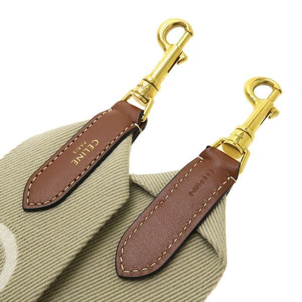 セリーヌ CELINEジャカード ロングストラップ/ウール 49S012AEP.03BW