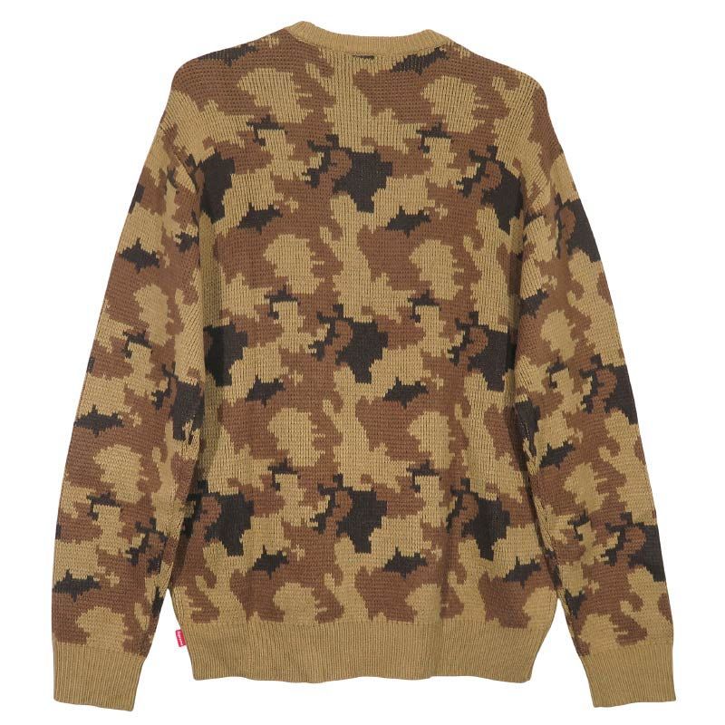 SUPREME シュプリーム 16AW CAMO SWEATER カモ セーター クルーネック