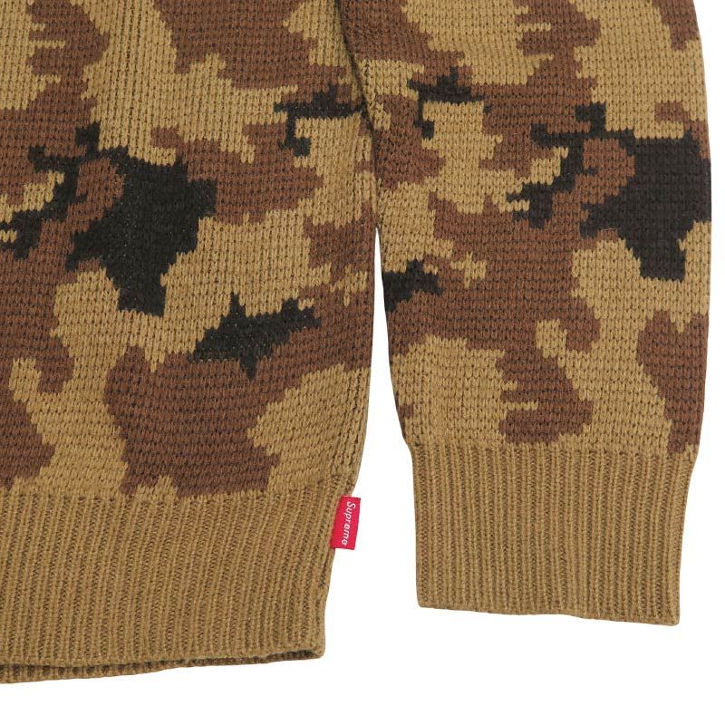 SUPREME シュプリーム 16AW CAMO SWEATER カモ セーター クルーネック