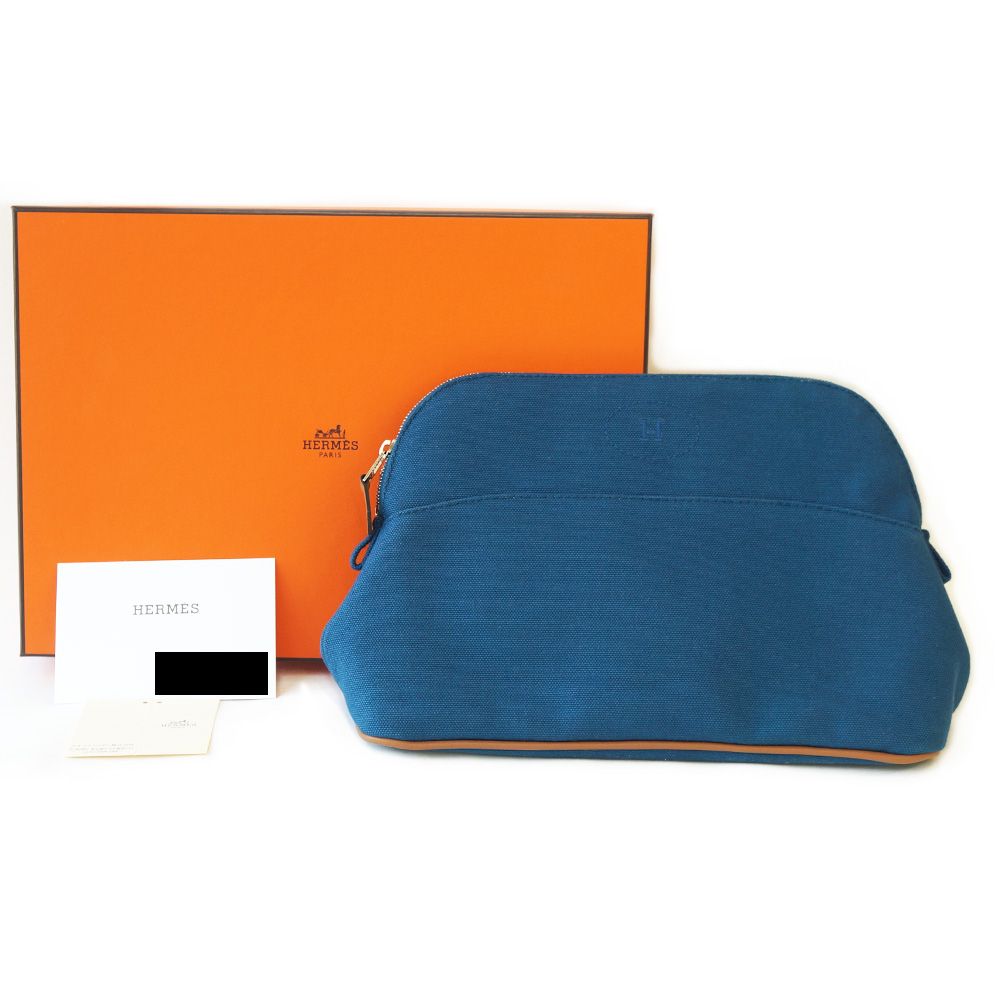 エルメス　ボリードポーチ　ミニミニ　ネイビー HERMES エルメスボリードポーチミニミニネイビー