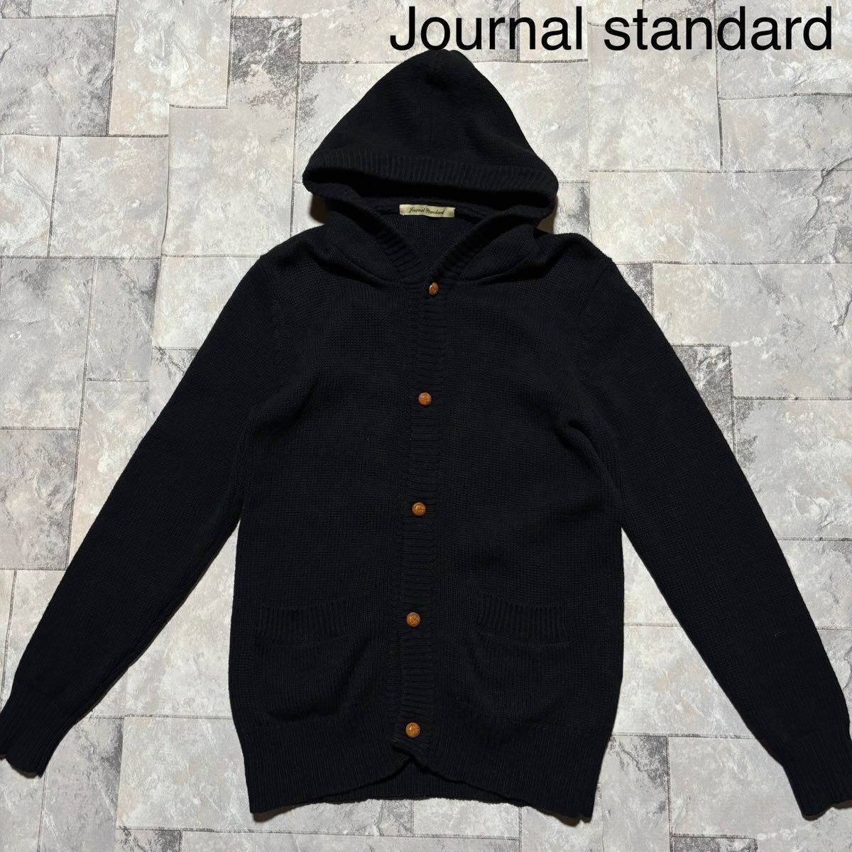 Journal standard ジャーナルスタンダード ウール カーディガン フード 