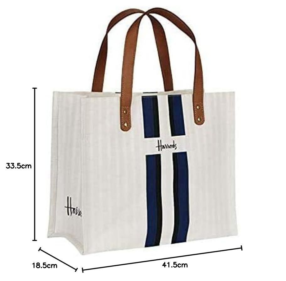 ショッピングバッグ ショルダーバック トートバッグ コットン ハロッズ TALLINNNEXPO_COM
