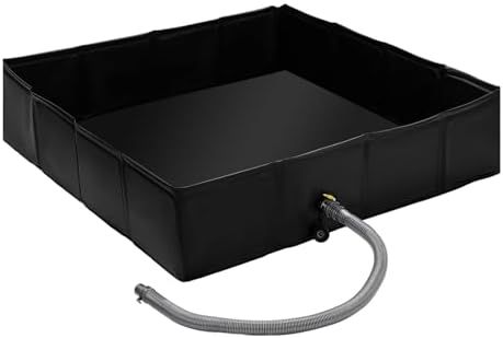 おお ポータブル シャワーパン グランドシート バスタブ型 キャンプ ホース
