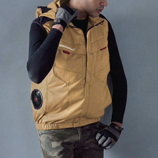 種類28：74 キャメル/8L 村上被服 HOOH 鳳凰 快適ウェア【V2519