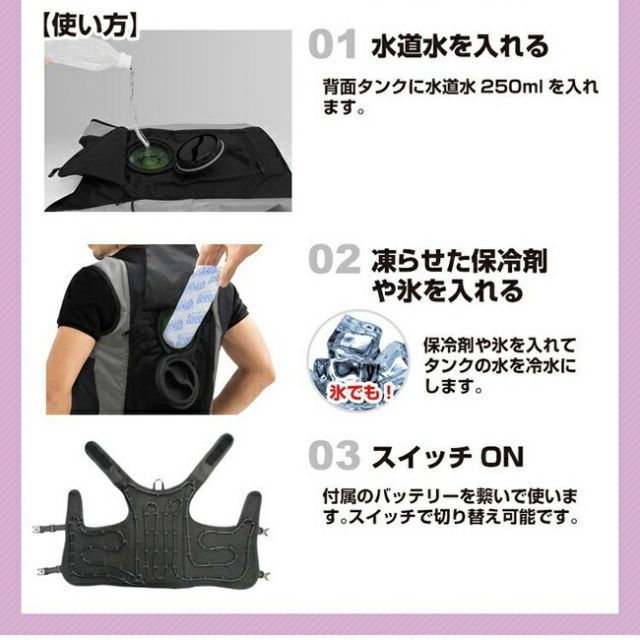 ブレイン BRAIN 【BR-862-2】BR-862 水冷ベスト[スライドジッパー式