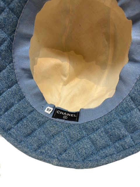 キルティングステッチデニムハット