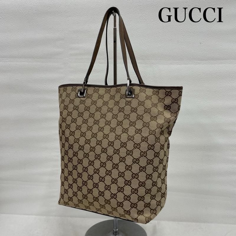 GUCCI グッチ トートバッグ GG キャンバス トート ハンド バッグ ロゴ 