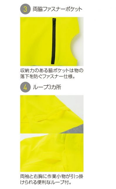 種類7 10 蛍光イエロー M サンエス SUN S 空調風神服 KF 92520 Hi Vis半袖ブルゾン 夏 クール 空調 空調ウェア 涼しい 冷たい 爽快 ひんやり アイス ウェア 冷感ウェア 冷却 作業着 現場 作業場 夏場 熱中症 暑さ 対策 熱中 刈り込み対応 その他 