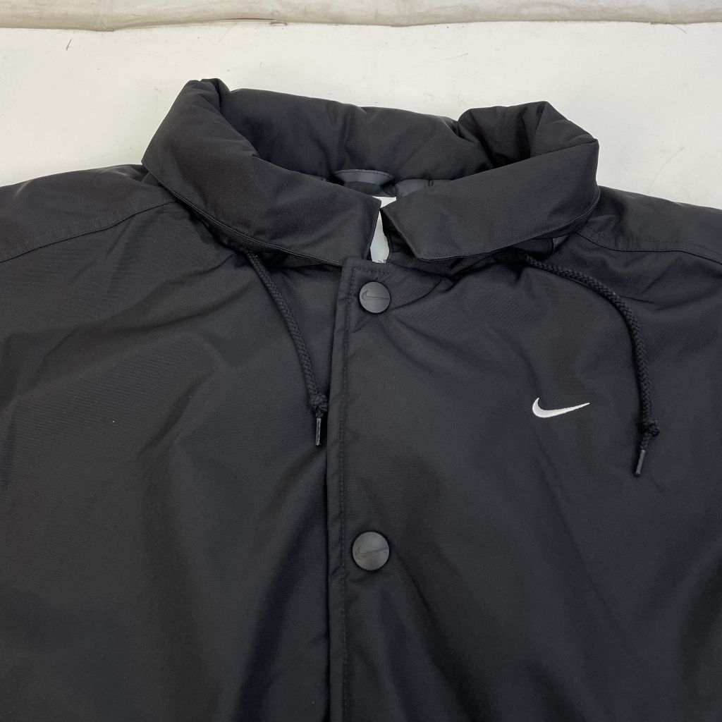 新品ナイキソロスウォッシュパファージャケットLサイズ NIKE AS M NK SOLO SWSH PUFFER BLACK/WHITE 23HO-I（ナイキ ソロ