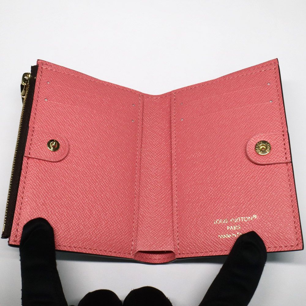 新品同様 ルイヴィトン ポルトフォイユ リサ モノグラム ピンク 二つ折り財布 名古屋】ルイヴィトン モノグラム ポルトフォイユ リサ M25692