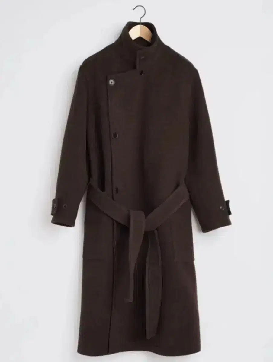 新品 24FW ルメール ロング ウール コントラスト スティッチ ラップ  