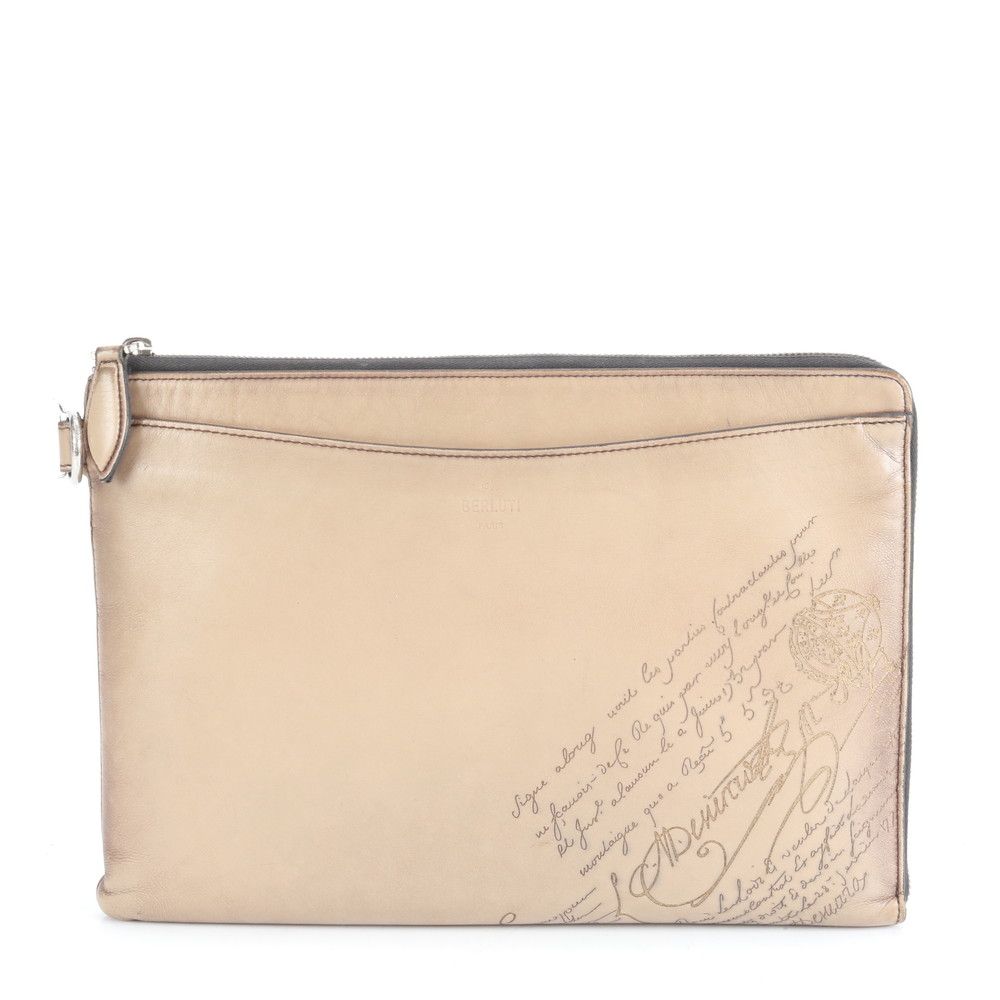 極美品 ベルルッティ ニノ GM カリグラフィ スクリット レザー  