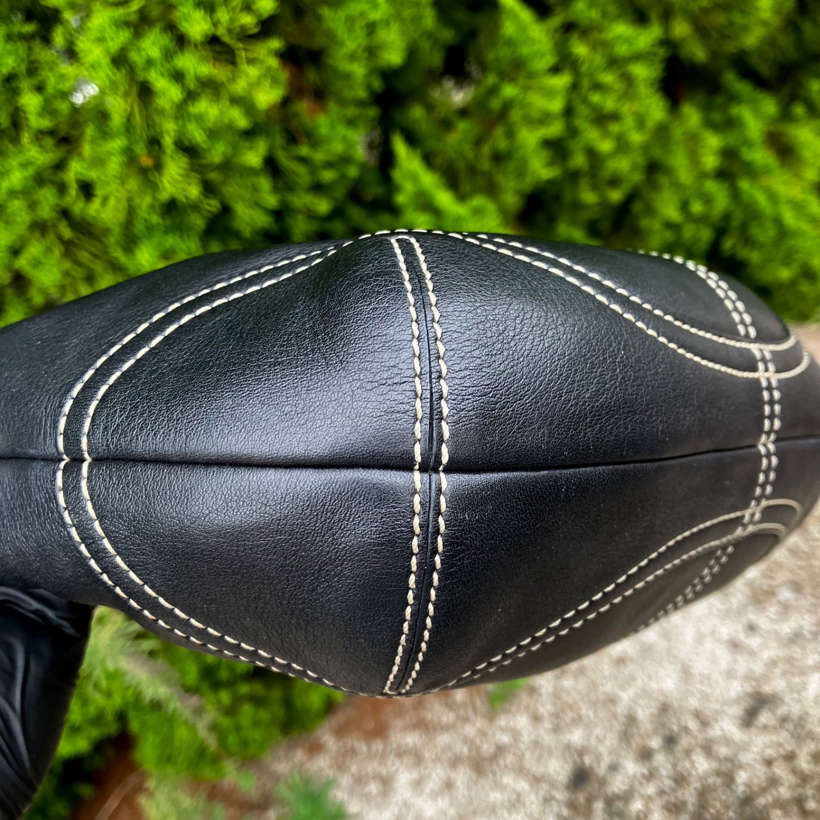 Coach y2k Vintage Soho Black Leather Mini Hobo Bag - メルカリ