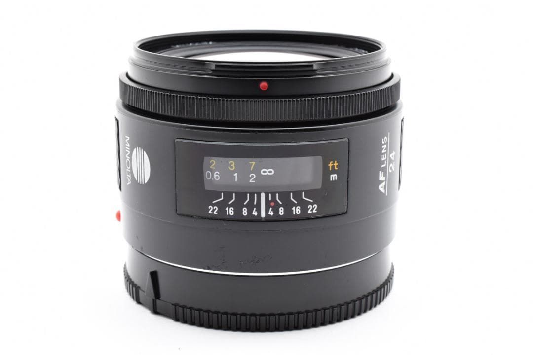 MINOLTA AF 24mm F2.8 純正レンズフィルター付 C092 - メルカリ