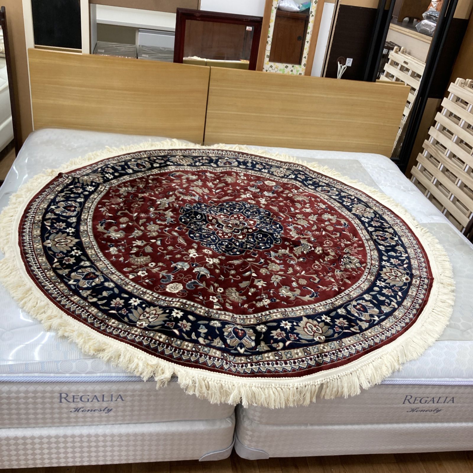 S267 大恒リビング ドーム型カーペット 絨毯 じゅうたん 直径180cm