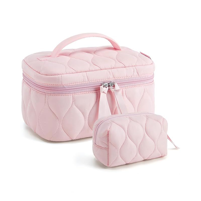 【新品】 BAGSMART メイクポーチ 化粧ポーチ 大容量 小物入れ ポーチ コスメポーチ トラベル 旅行化粧ポーチ 化粧品収納バッグ 防水 軽量 コスメケース コスメバッグ 多機能 かわいい 洗面用具