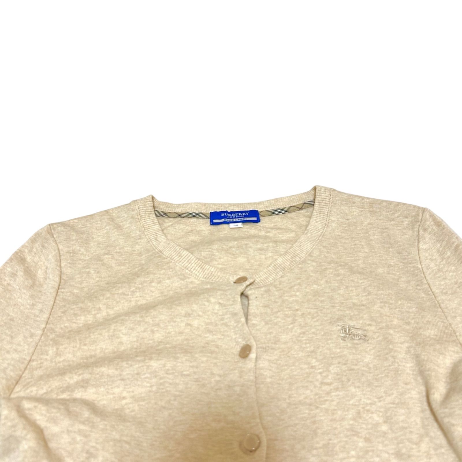 uri 様のお品物 バーバリーブルーレーベル 七分袖カーディガン38