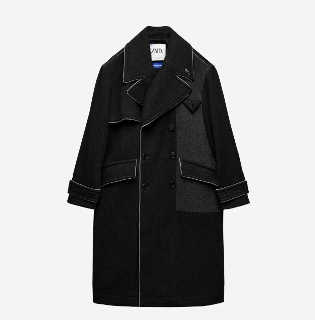 M-L ZARA x ADER ERROR オーバーサイズ ウール コート グレー - メルカリ