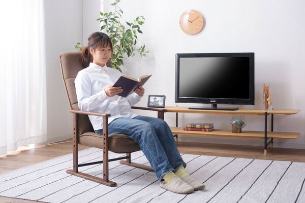 高座椅子】 座椅子 クリアランス Mサイズ 7段階リクライニング 4段階高