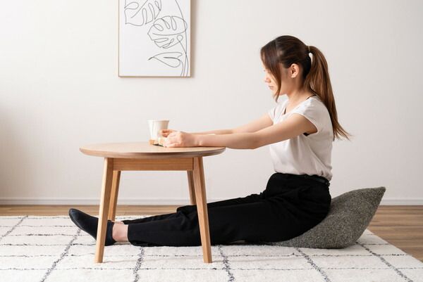 IFU-411 英国アンティーク アイアンテーブル コーヒーテーブル ガラス