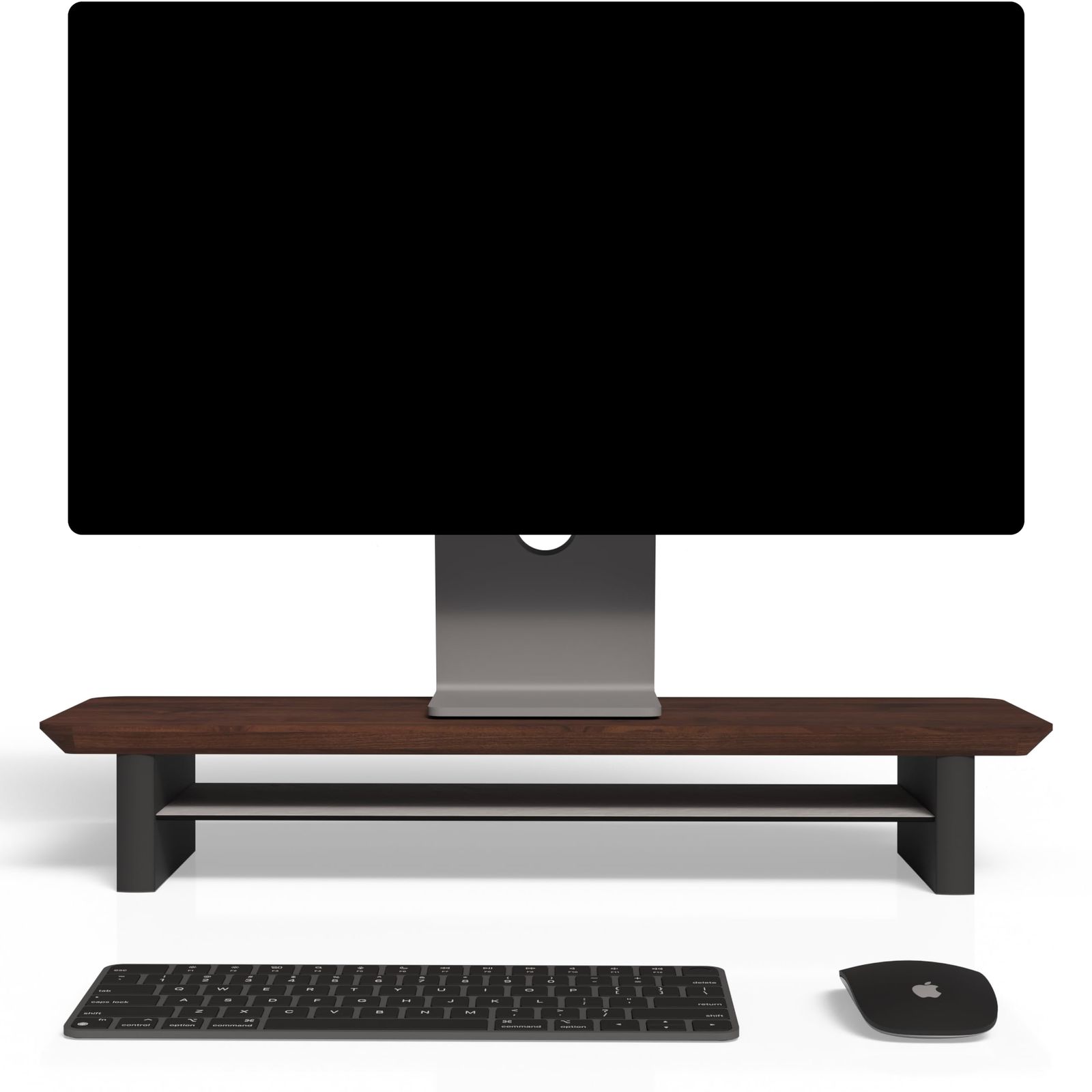 amesoba モニタースタンド ダークウォールナット