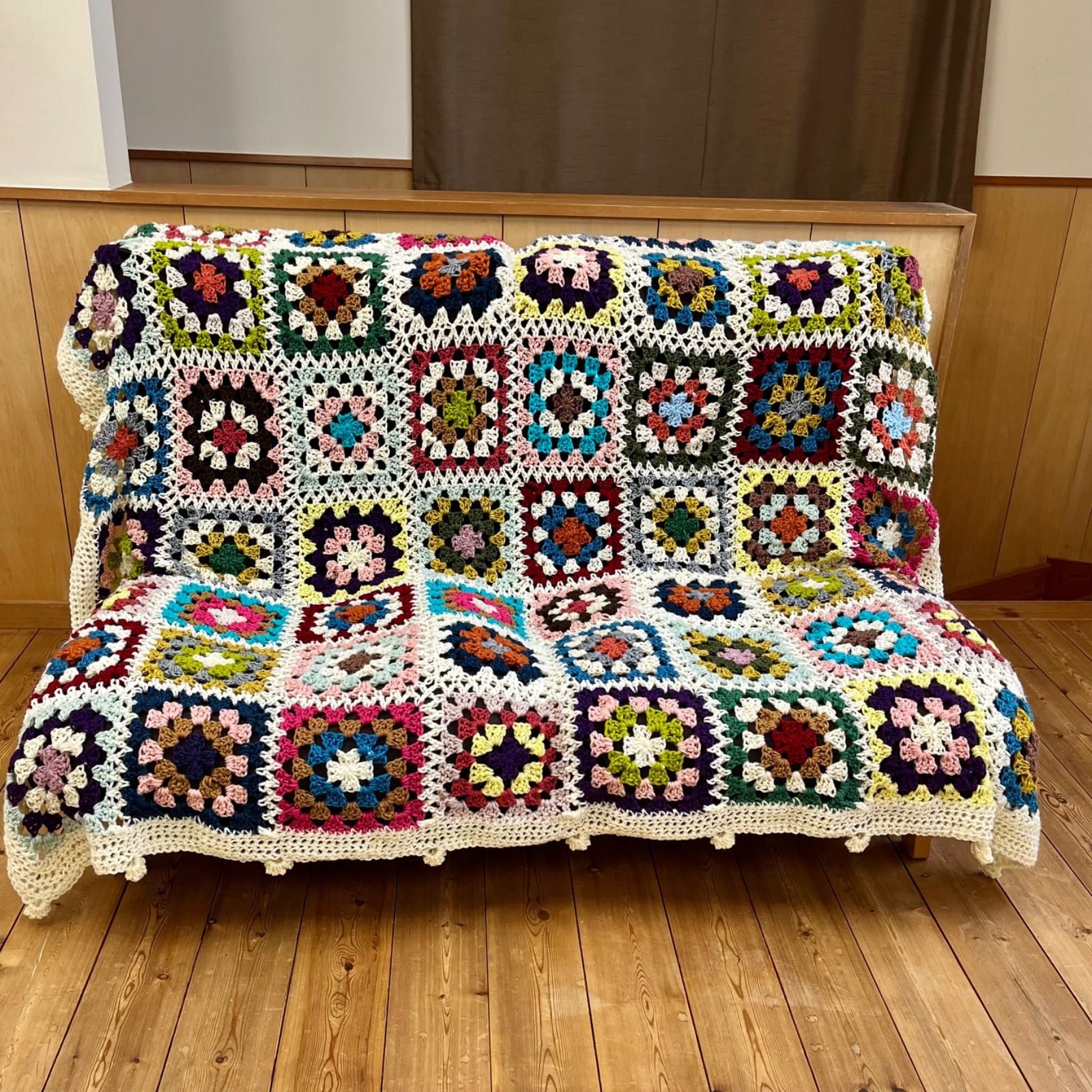 ハンドメイド こたつカバー 割引 マルチカバー ソファーカバー こたつ