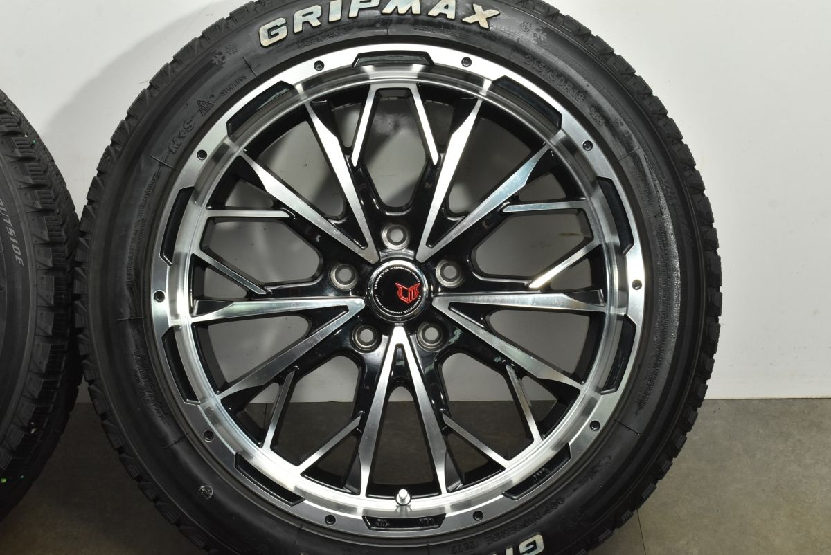 程度良好品】レアマイスター 18in 7.5J +38 PCD114.3 グリップマックス