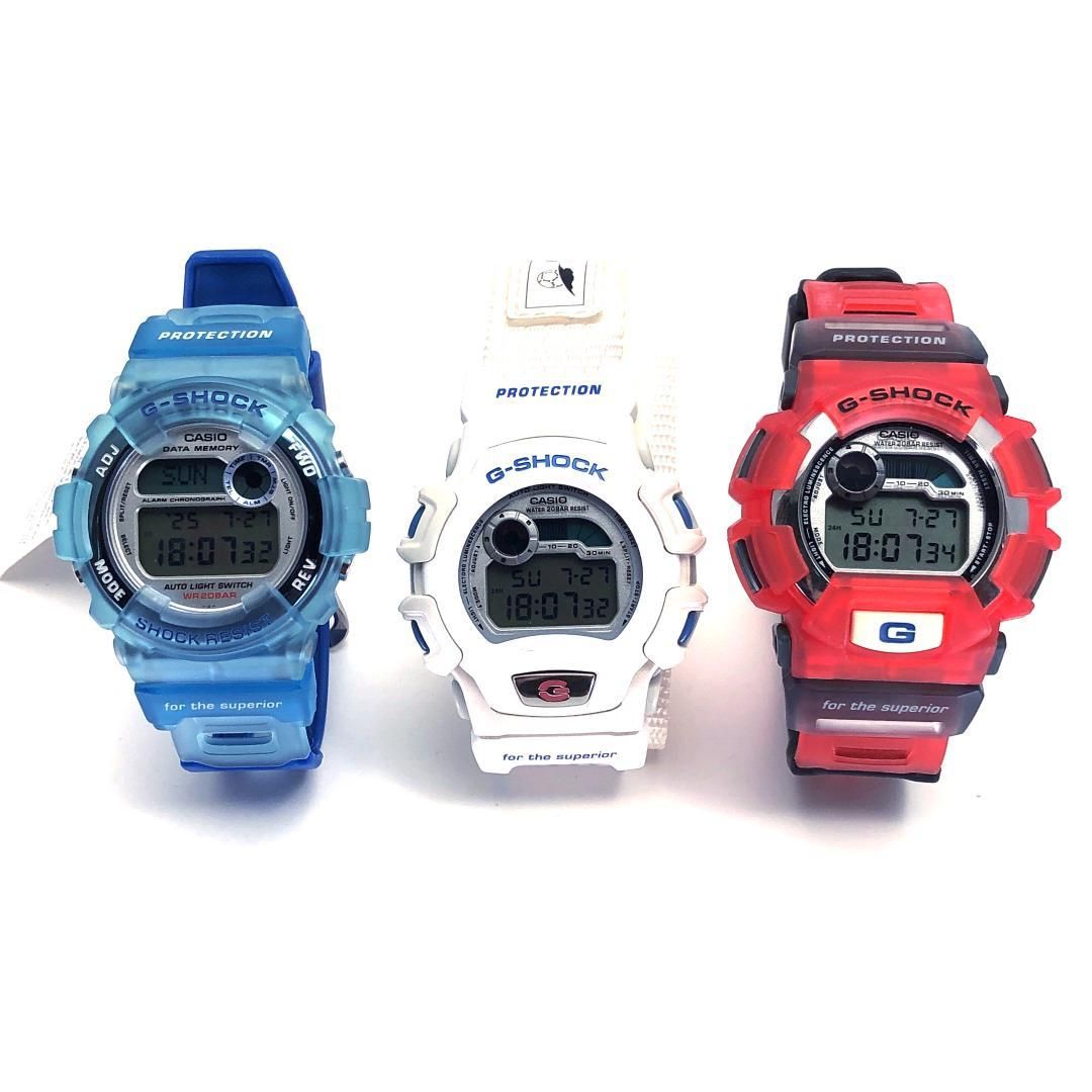 電池交換済・箱付】CASIO カシオ／G-SHOCK フランス98 FIFAワールド