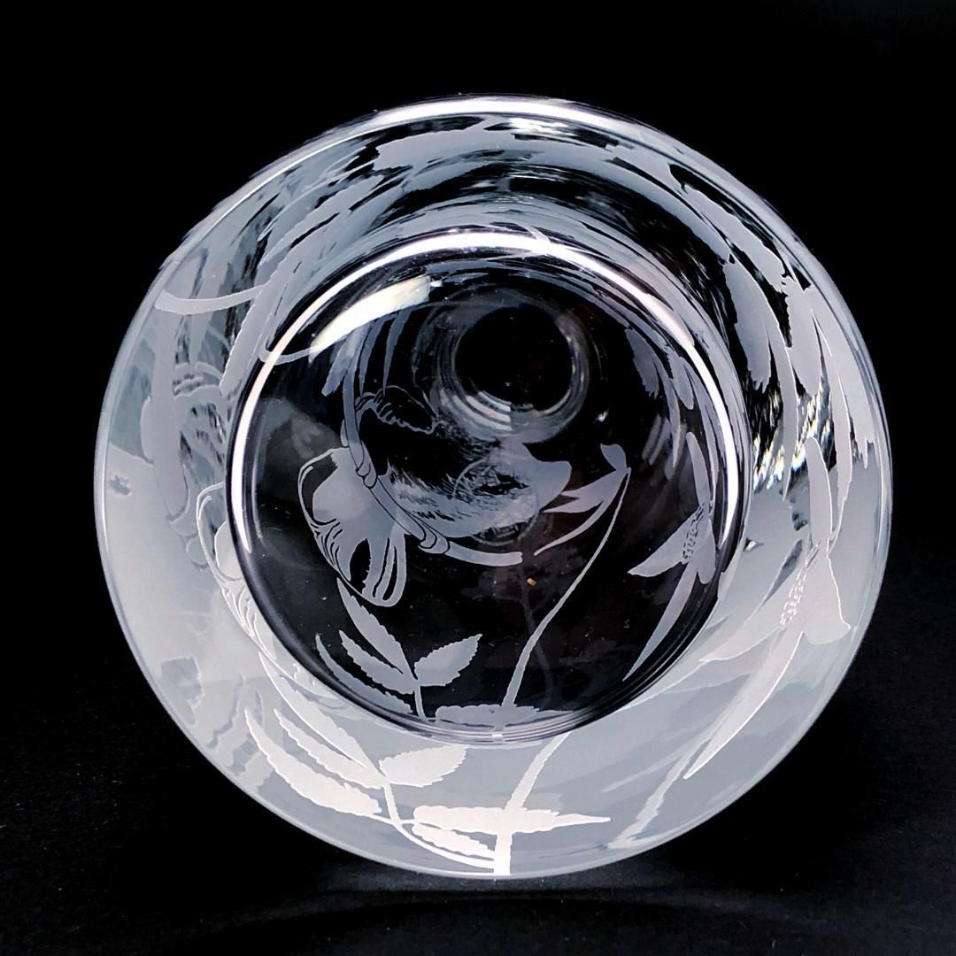 希少】Baccarat バカラ／ポエティックガーデン オウム＆蝶柄 フワラー