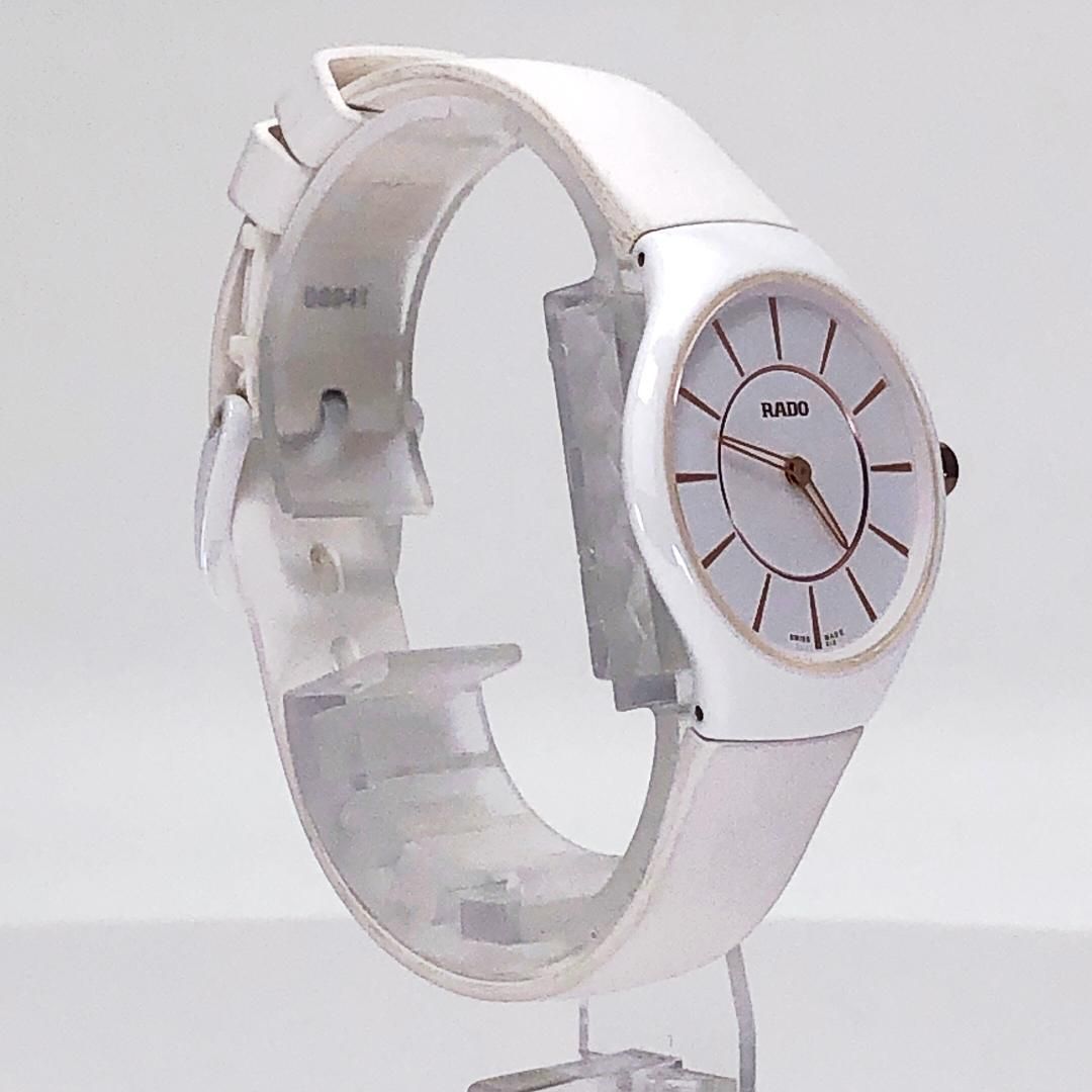 【美品】ラドー／トゥルーシンライン 420.0958.3／QZ 美品】RADO ラドー／トゥルーシンライン 420.0958.3／クォーツ