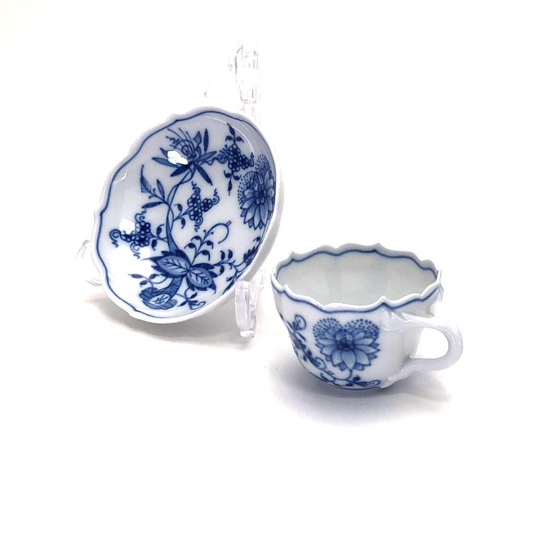 美品・箱付】meissen マイセン／ブルーオニオン デミタス オンライン