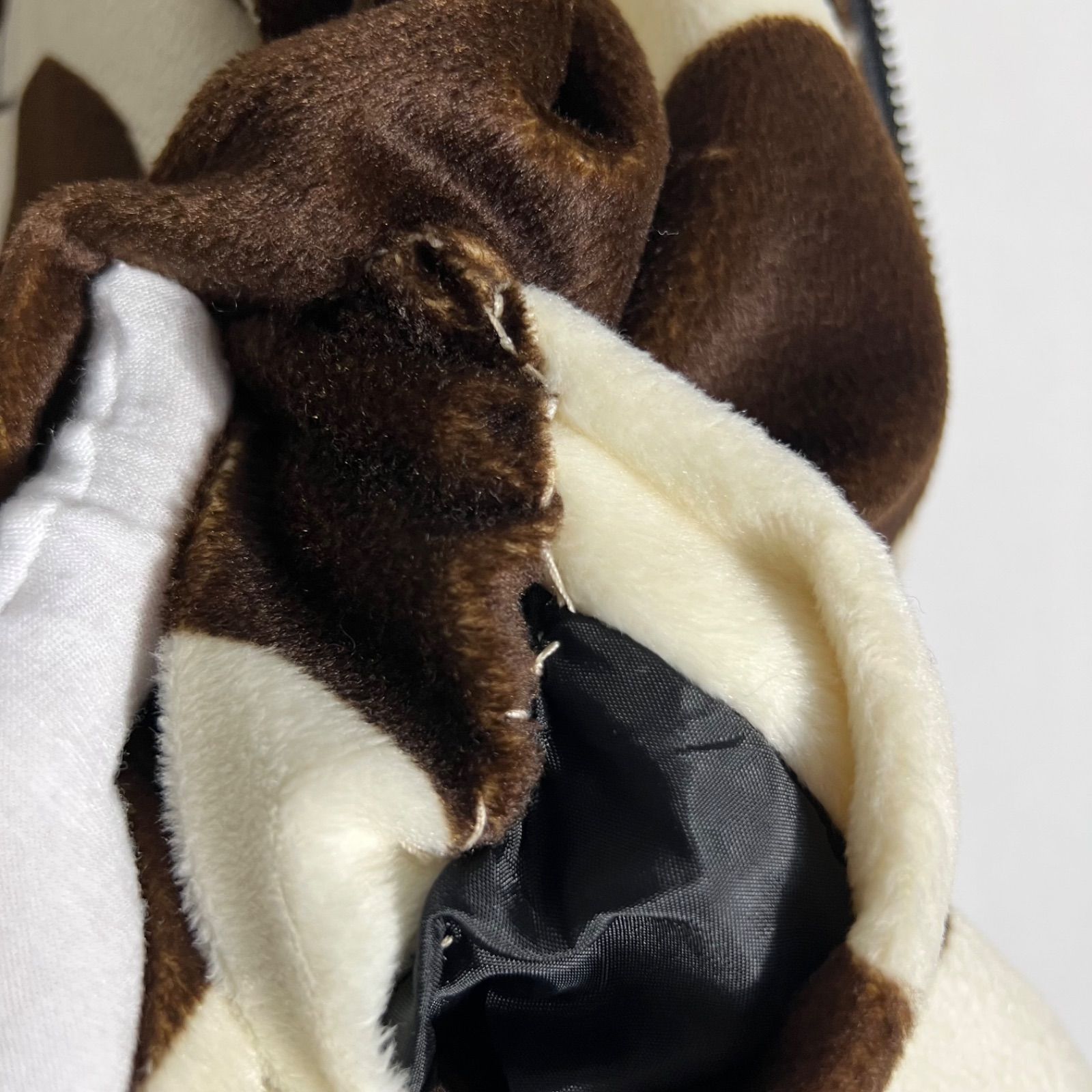 希少モデル】FENDI フェンディ バッグロゴ リバーシブルカウ柄