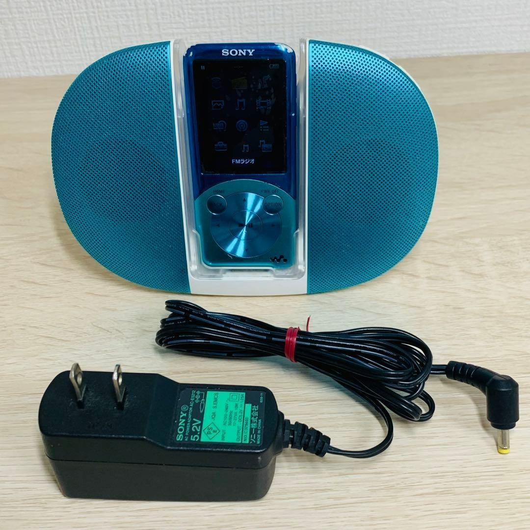 SONY ウォークマン NW-S754 ブルー スピーカー・ACアダプター付き