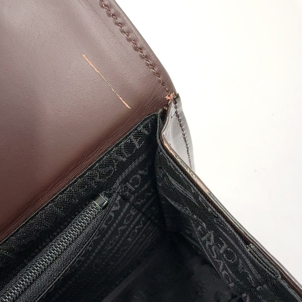 ダークブラウン ハンドバッグ