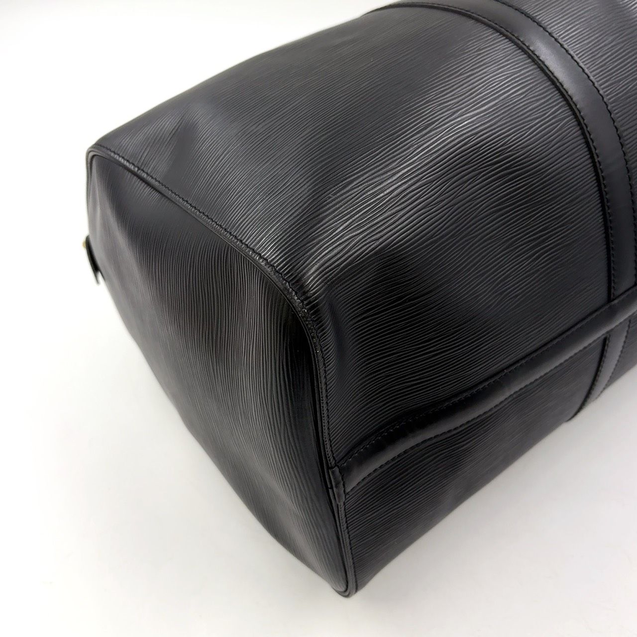 Louis Vuitton エピ キーポル50 ボストンバッグ ブラック 黒 中古