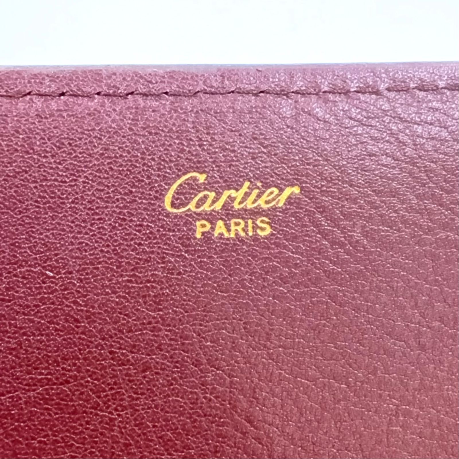 レザー ボルドー