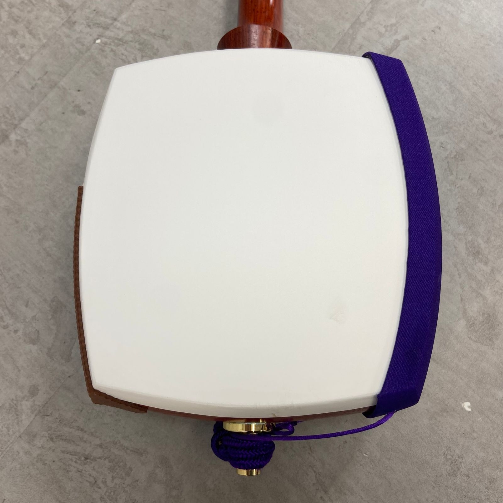 三味線本体 紫色装飾 三味線本体 木製 紫色カバー付き - メルカリ