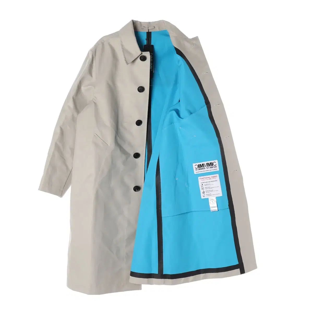 MMIC 엠엠아이씨 ライトベージュ SEAM SEALED バルマカーンジャケット